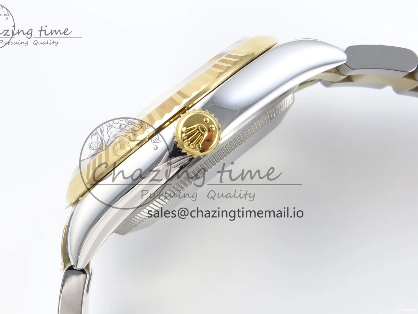 126233 Edition YG Dial 36 A3235 Bracelet on YG Best Leaf SS Stick Oyster DateJust EWEF 0505